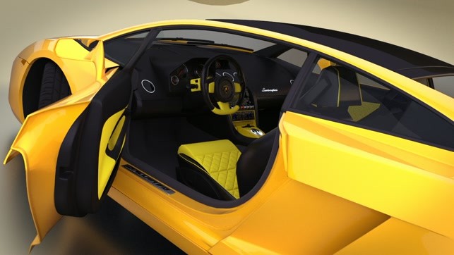 Lamborghini Gallardo + Interior + Cycles preview image 2